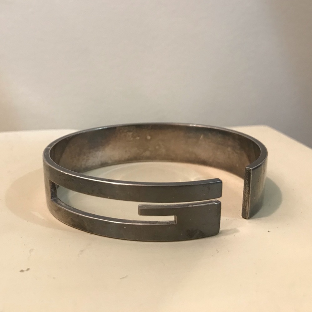 Genuine Gucci G cuff bracelet